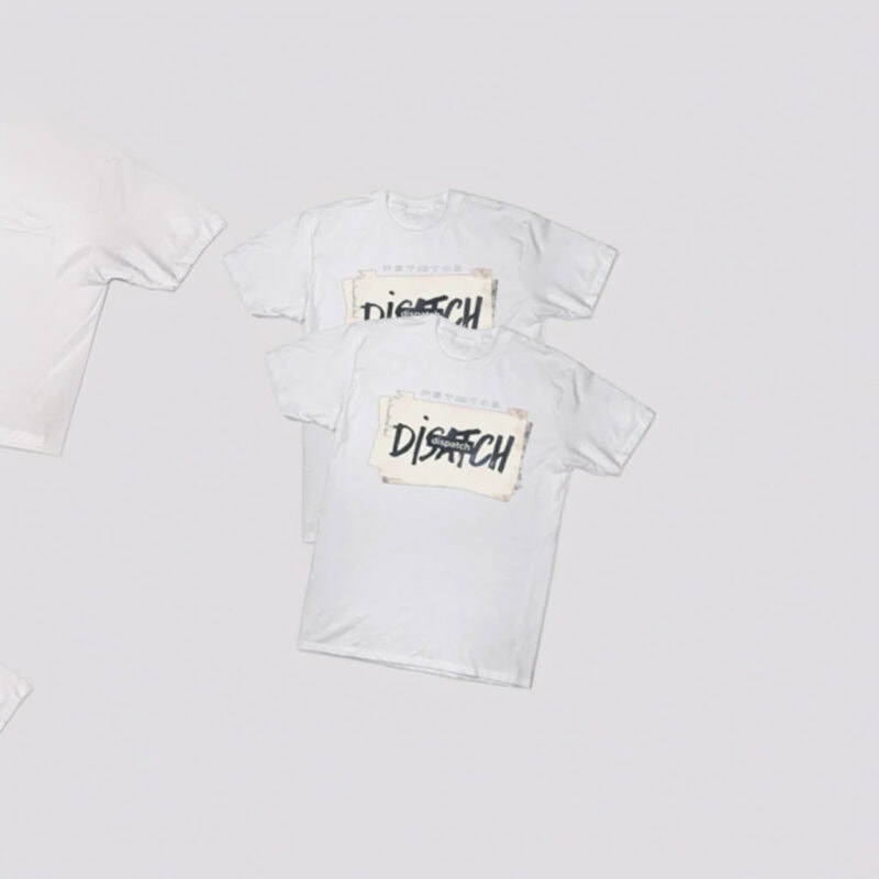 Dispatch Game Minimal Typography Logo T-Shirt