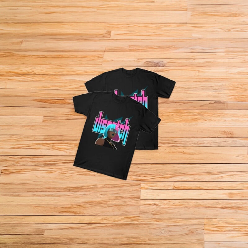 Dispatch Game Neon Character Graphic T-Shirt