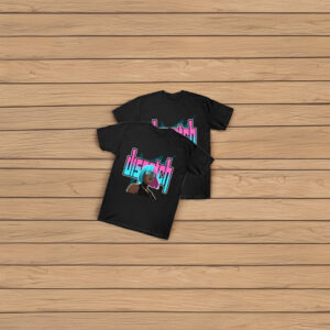 Dispatch Game Neon Character Graphic T-Shirt