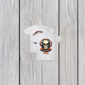 Dispatch Game Skull Headset Graphic T-Shirt