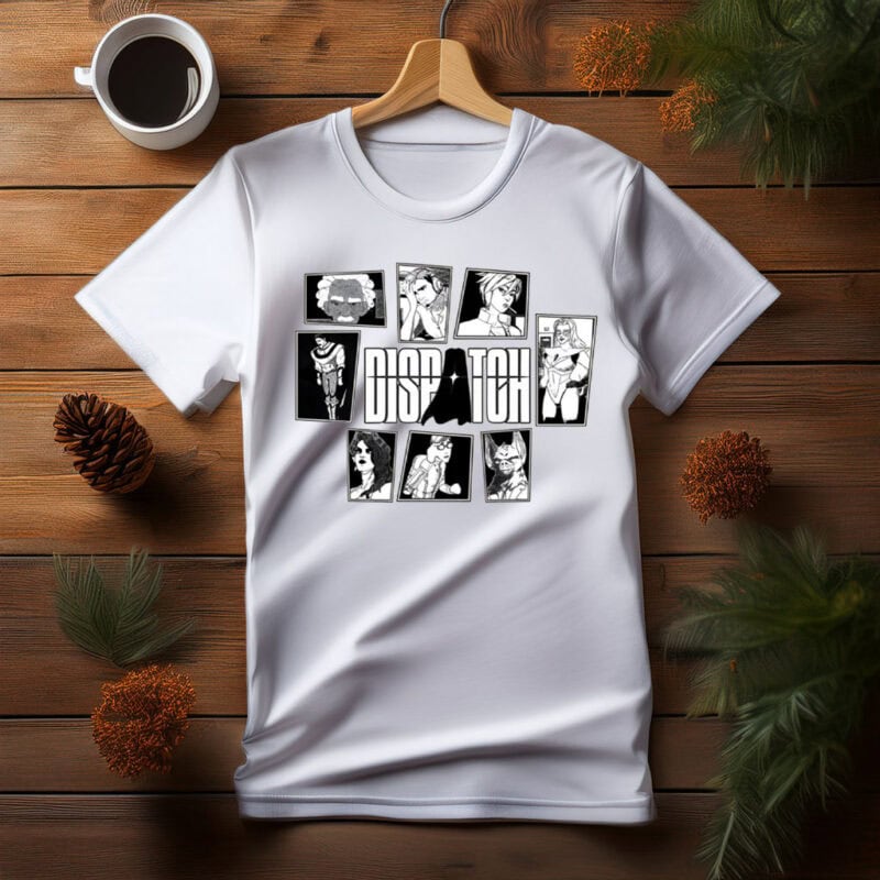 Dispatch Game – Mecha Man, Robert Robertson, Invisigal Characters T-Shirt