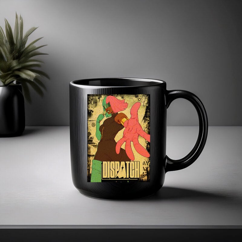 Dispatch Giant Hand Neon Mug