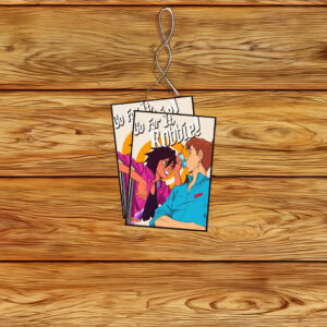 Dispatch Go For It Robbie Motivational Comic Sticker