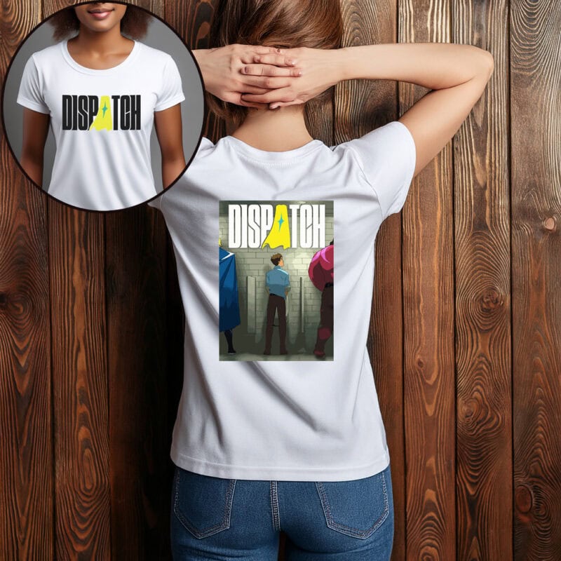 Dispatch Hallway Standoff Back View Scene Shirt