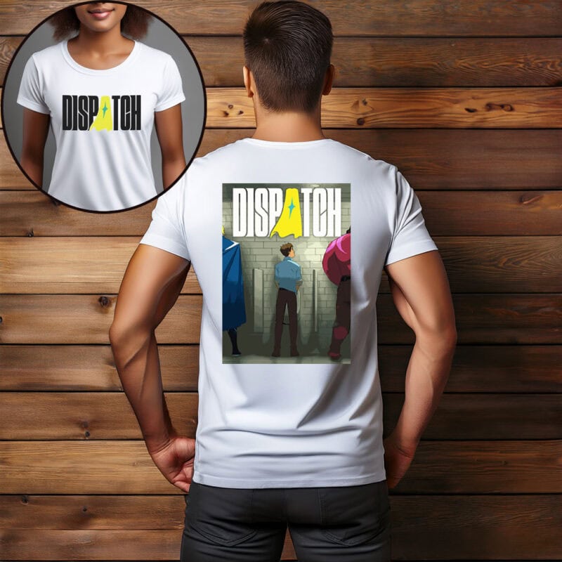 Dispatch Hallway Standoff Back View Scene Shirt