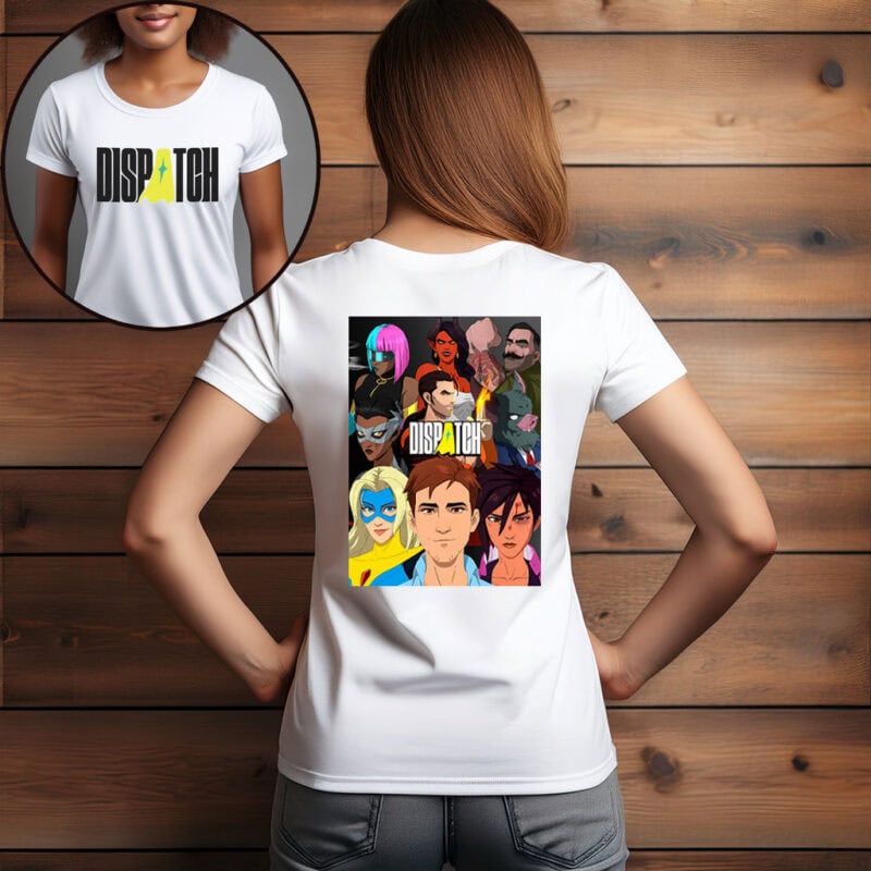 Dispatch Hero & Villain Cast Portrait Comic Shirt
