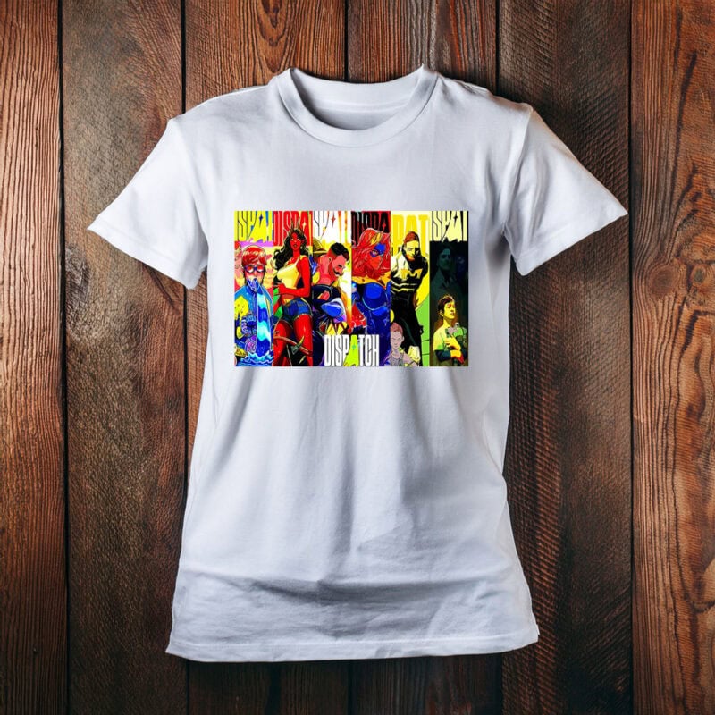 Dispatch Heroes Collage Pop Art Comic Shirt