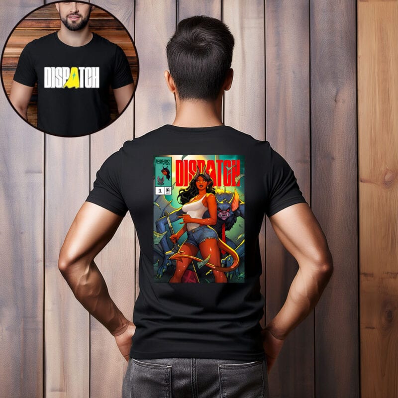 Dispatch Inferno Queen Demon Comic Cover Shirt