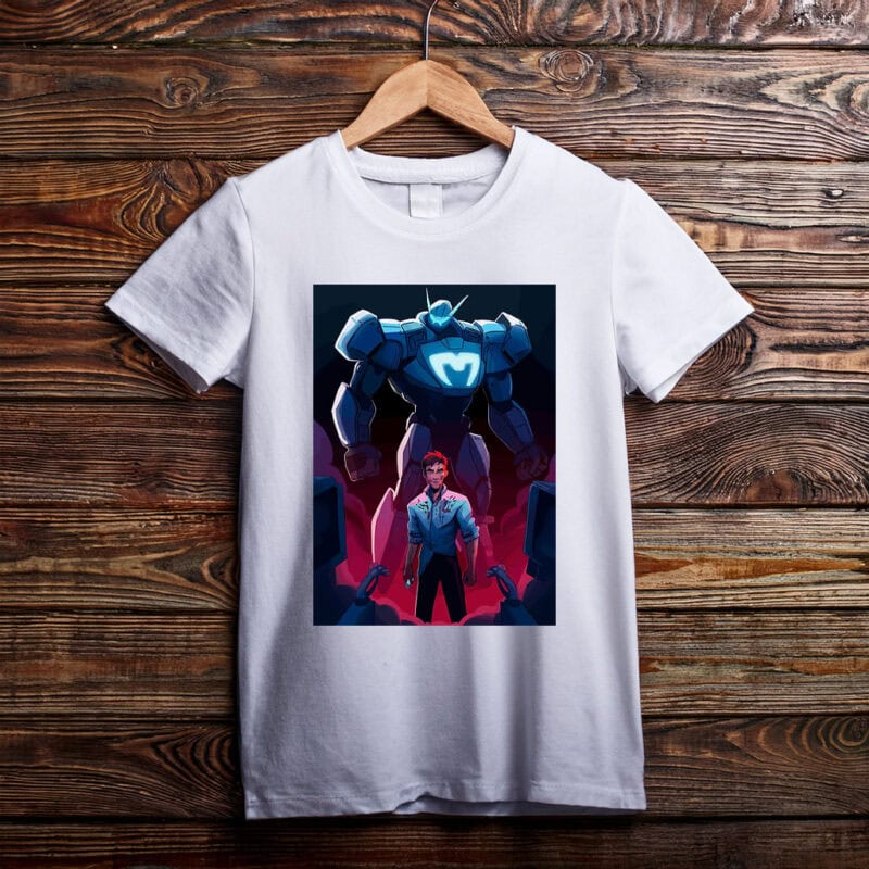 Dispatch Mech Guardian and Operator Sci-Fi Shirt