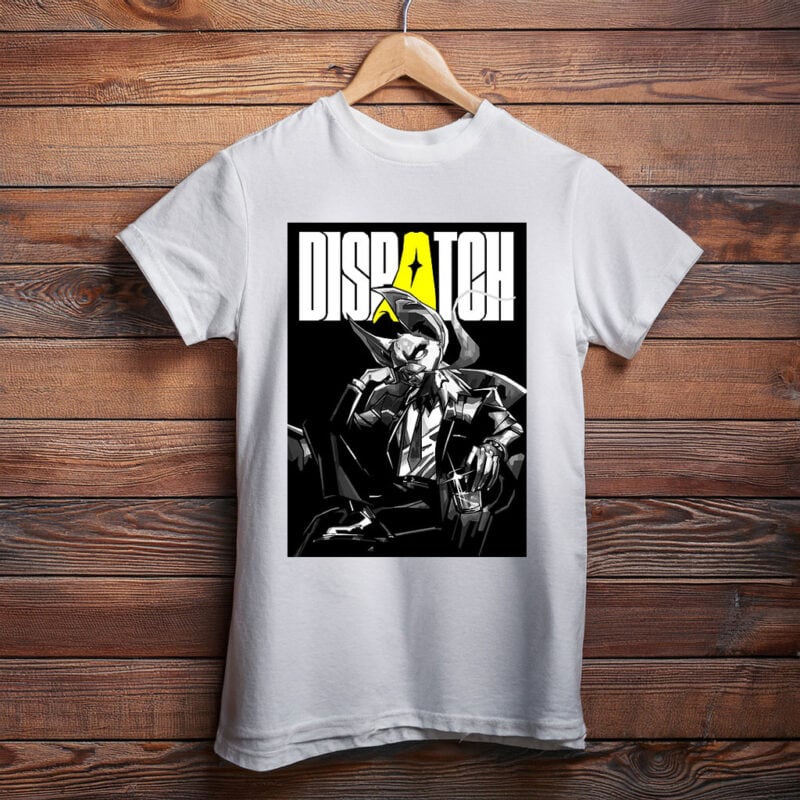 Dispatch Noir Vigilante Black & White Comic Shirt