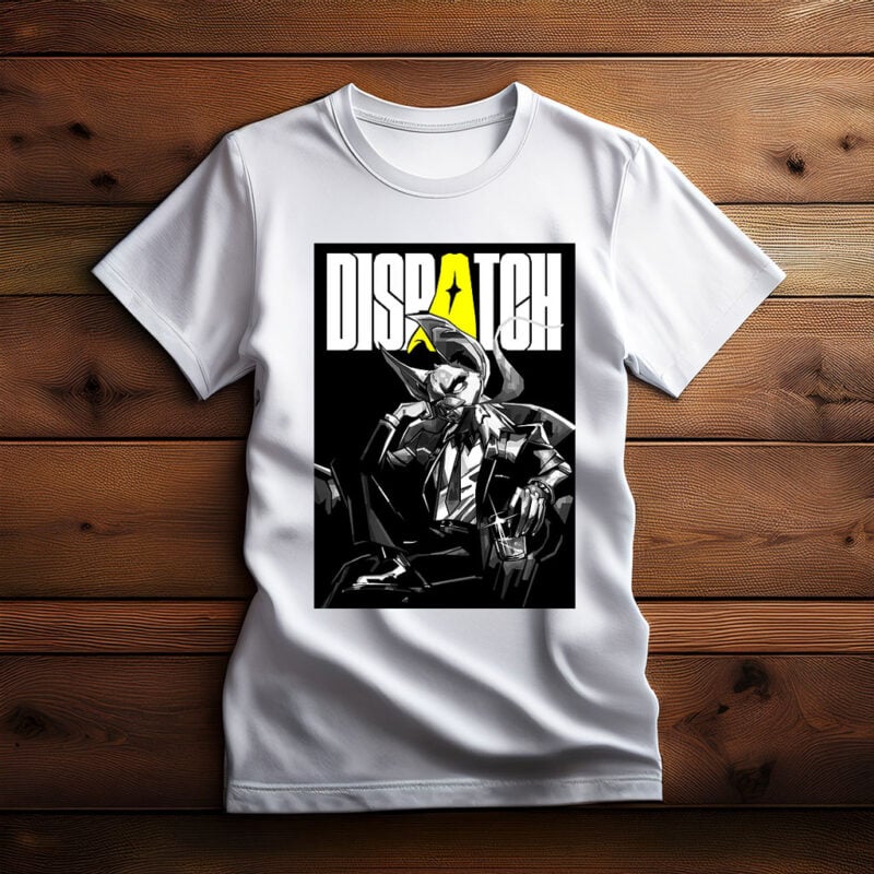 Dispatch Noir Vigilante Black & White Comic Shirt