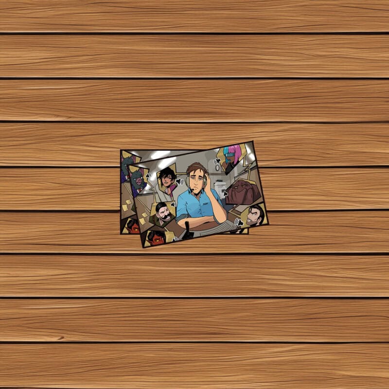 Dispatch Office Chaos Hero Control Room Sticker