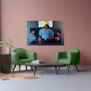 Dispatch Office Scene Superhero Network Poster