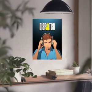 Dispatch Operator Headset – Superhero Poster