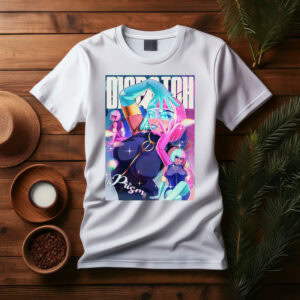 Dispatch Prism Neon Cyberpunk Heroine Shirt