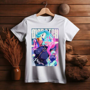 Dispatch Prism Neon Cyberpunk Heroine Shirt