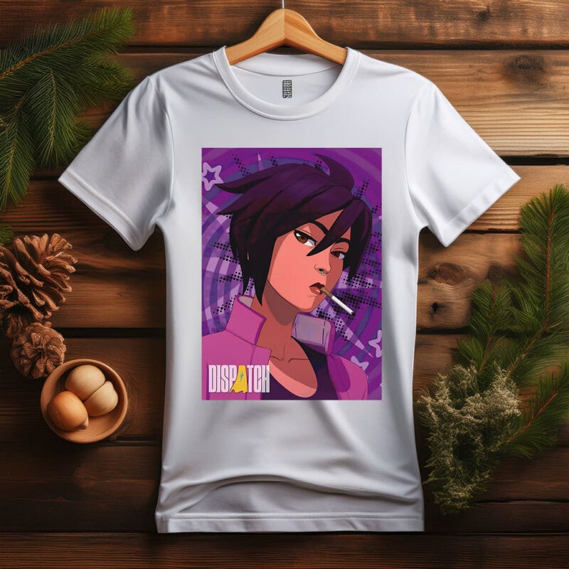 Dispatch Rebel Girl Cigarette Pop Art Shirt