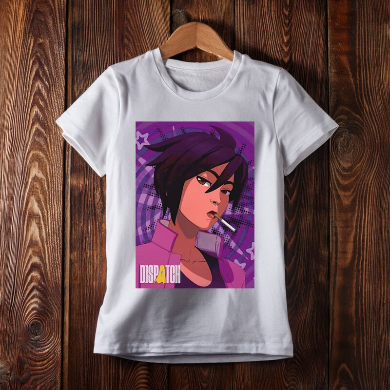 Dispatch Rebel Girl Cigarette Pop Art Shirt