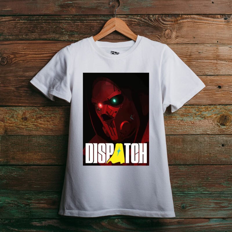 Dispatch Red Mech Assassin Dark Sci-Fi Shirt