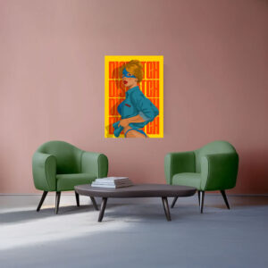 Dispatch Retro Heroine Pin-Up Style Poster