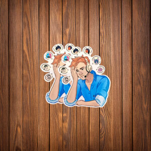 Dispatch Robert Z-Team Sticker