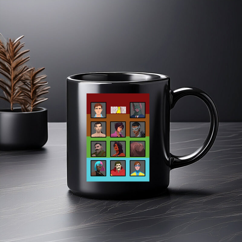 Dispatch SDN Character Grid Mug