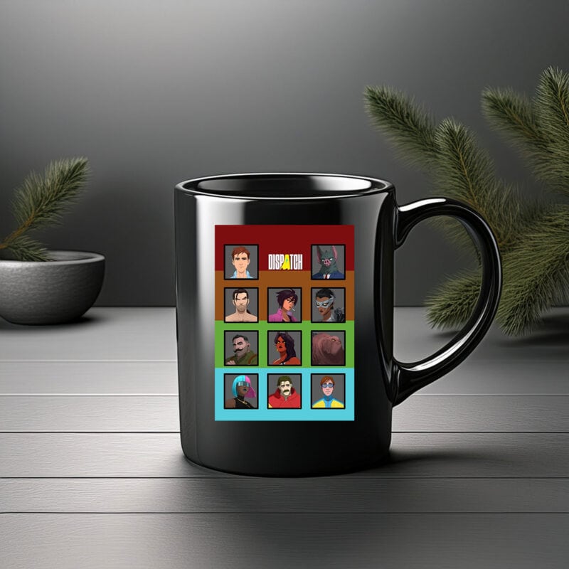 Dispatch SDN Character Grid Mug