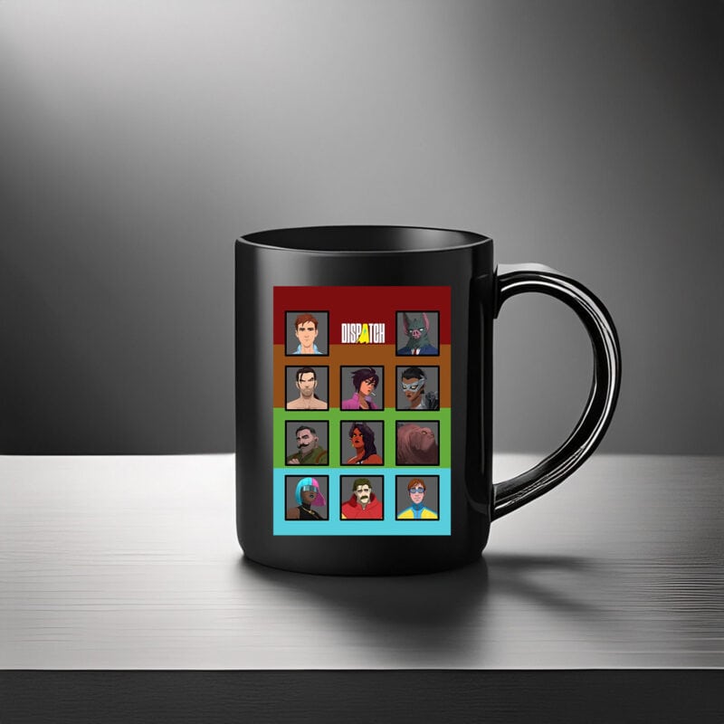 Dispatch SDN Character Grid Mug