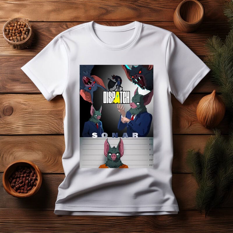 Dispatch Sonar Rogue Creatures Lineup Comic Shirt