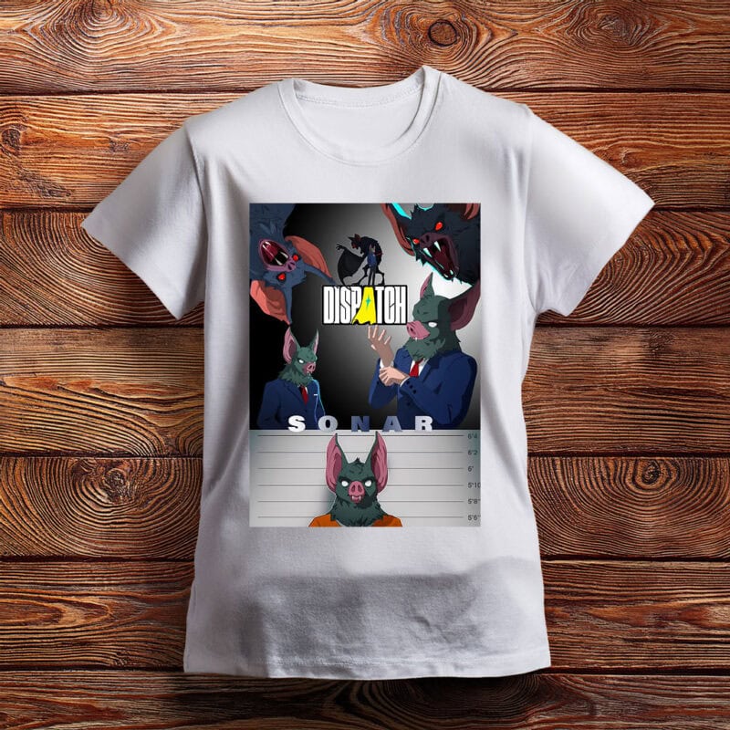 Dispatch Sonar Rogue Creatures Lineup Comic Shirt
