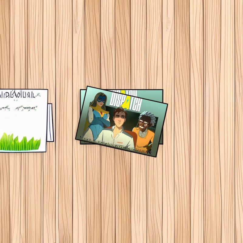 Dispatch Superhero Team Portrait SDN Sticker