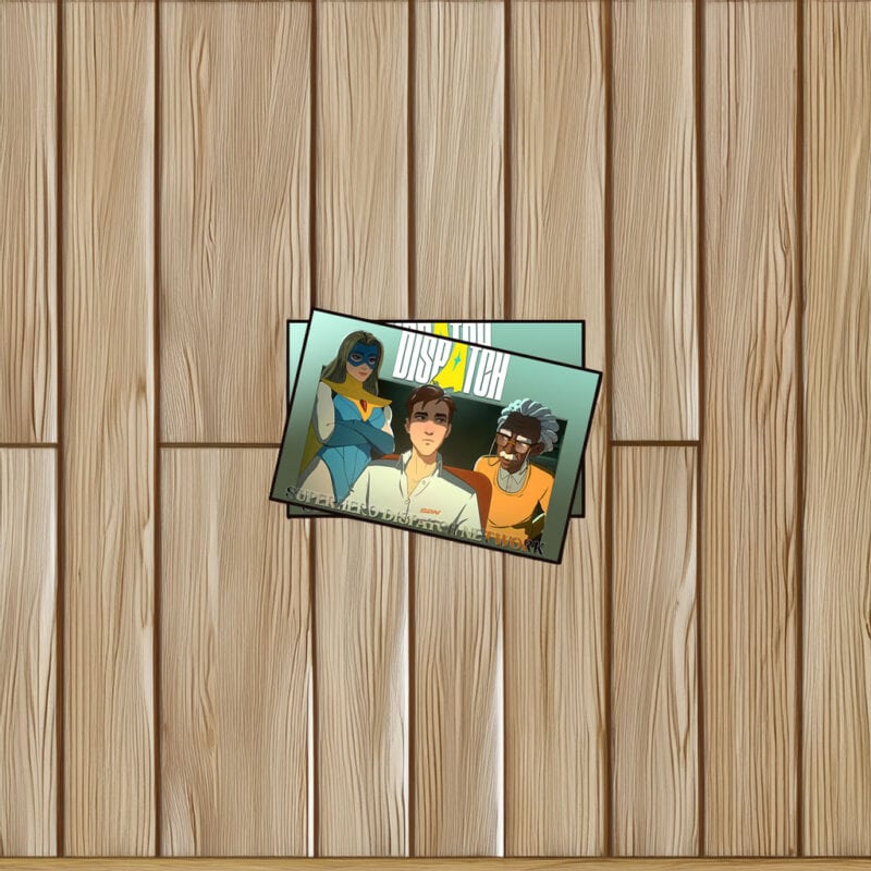 Dispatch Superhero Team Portrait SDN Sticker