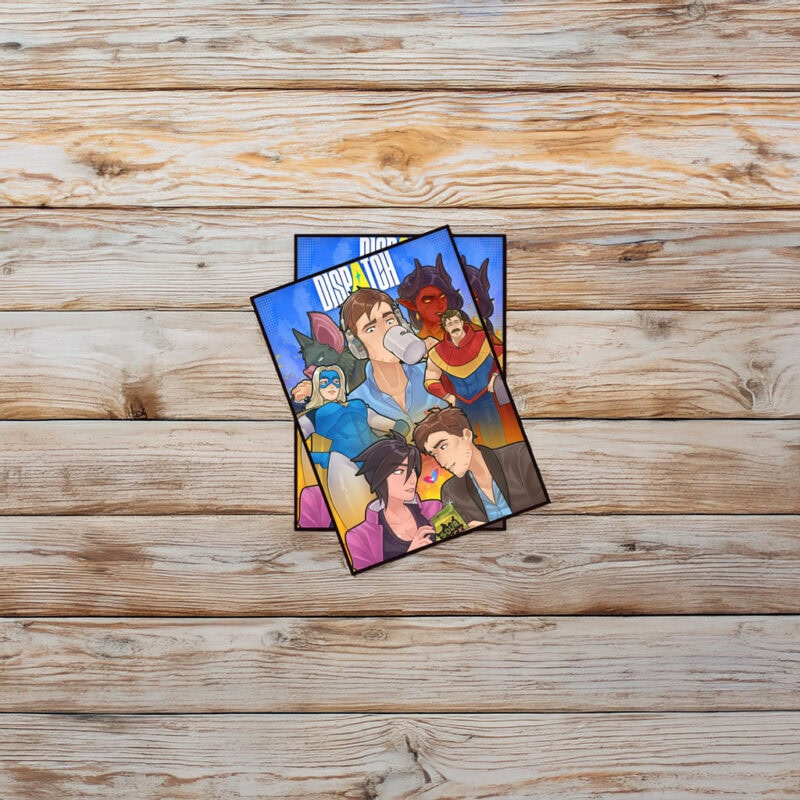 Dispatch Team Ensemble Comic Cover Sticker