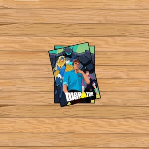 Dispatch Team With Mech Guardian Cinematic Sticker