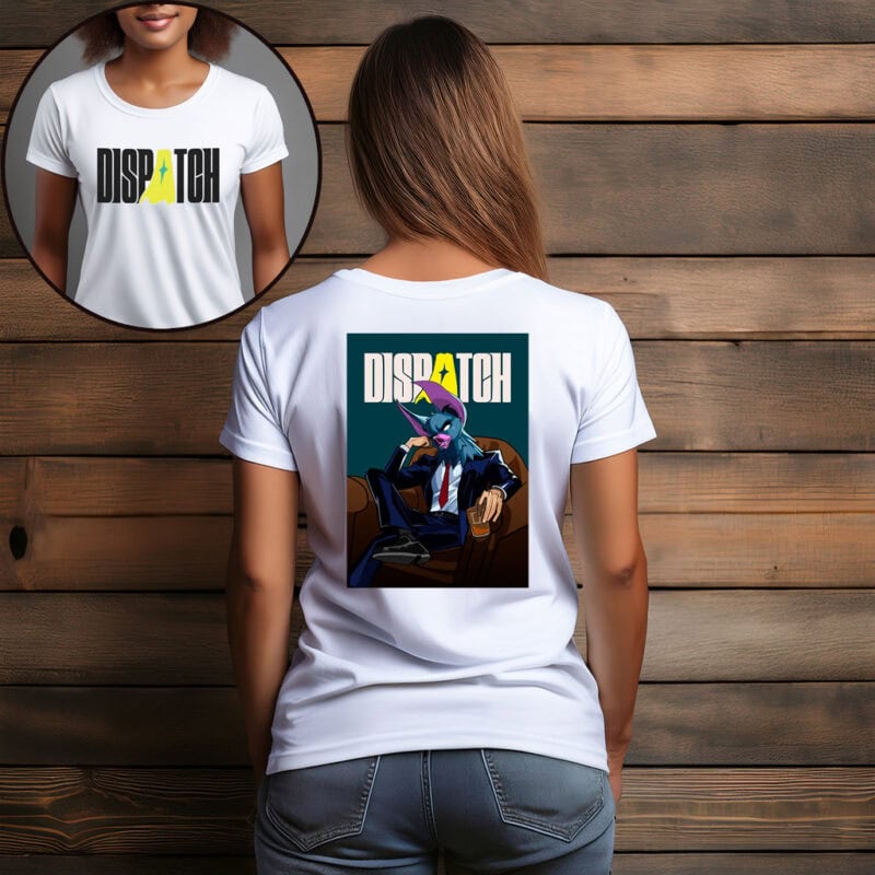 Dispatch game Devil Boss Lounge Noir Comic Shirt