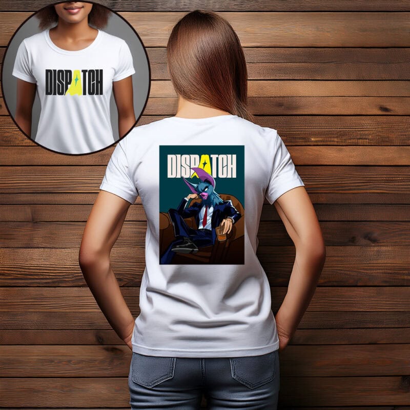 Dispatch game Devil Boss Lounge Noir Comic Shirt