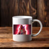 Empowered Woman Breaking Through Energy Light Mug