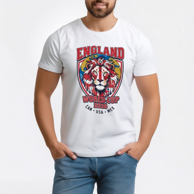 England World Cup 2026 Lion T-Shirt