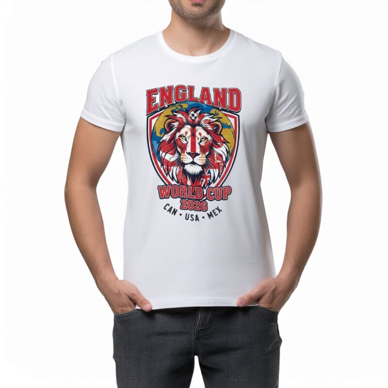 England World Cup 2026 Lion T-Shirt