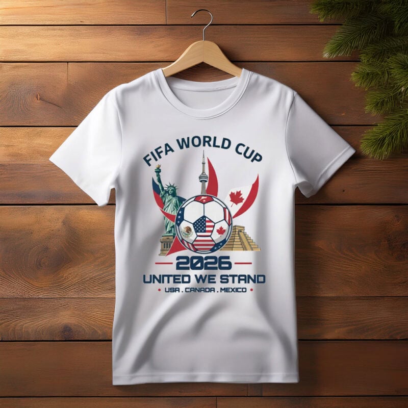 FIFA World Cup 2026 United We Stand USA Canada Mexico Soccer Shirt