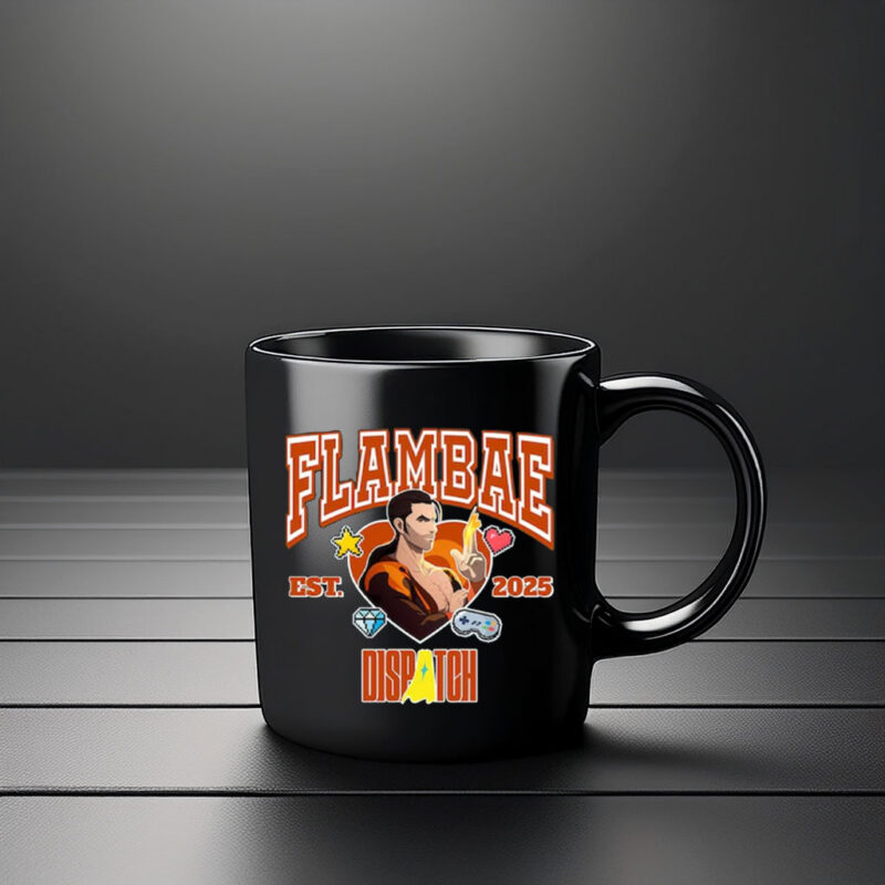 Fire Power Hero Ceramic Coffee Cup EST 2025 – Flambaf Dispatch Mug