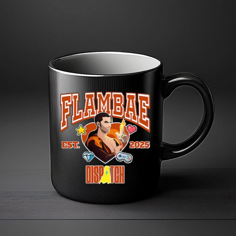 Fire Power Hero Ceramic Coffee Cup EST 2025 – Flambaf Dispatch Mug