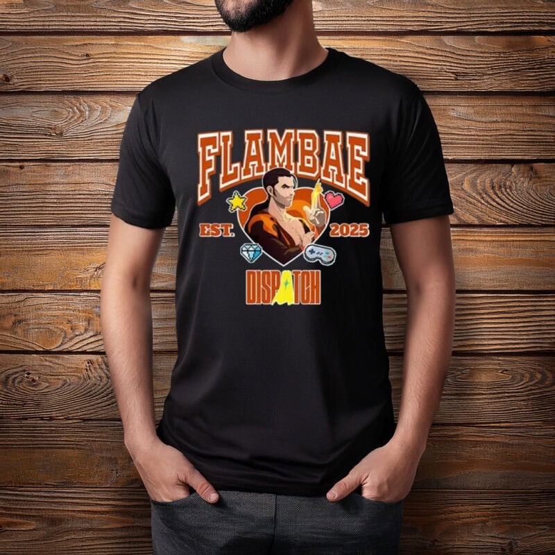 Fire Power Hero Graphic Tee EST 2025 – Flambaf Dispatch Shirt
