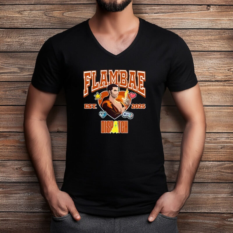 Fire Power Hero Graphic Tee EST 2025 – Flambaf Dispatch Shirt