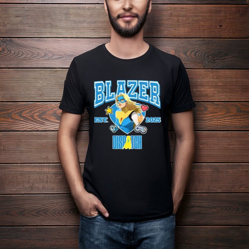 Fire Speed Hero Graphic Tee EST 2025 – Blazer Dispatch Shirt