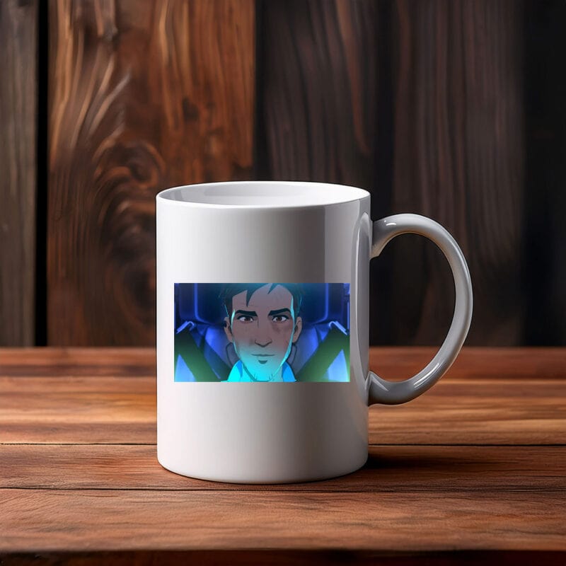 Focused Hero Pilot Cinematic Illustration Mug