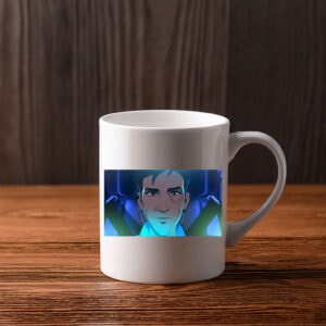 Focused Hero Pilot Cinematic Illustration Mug