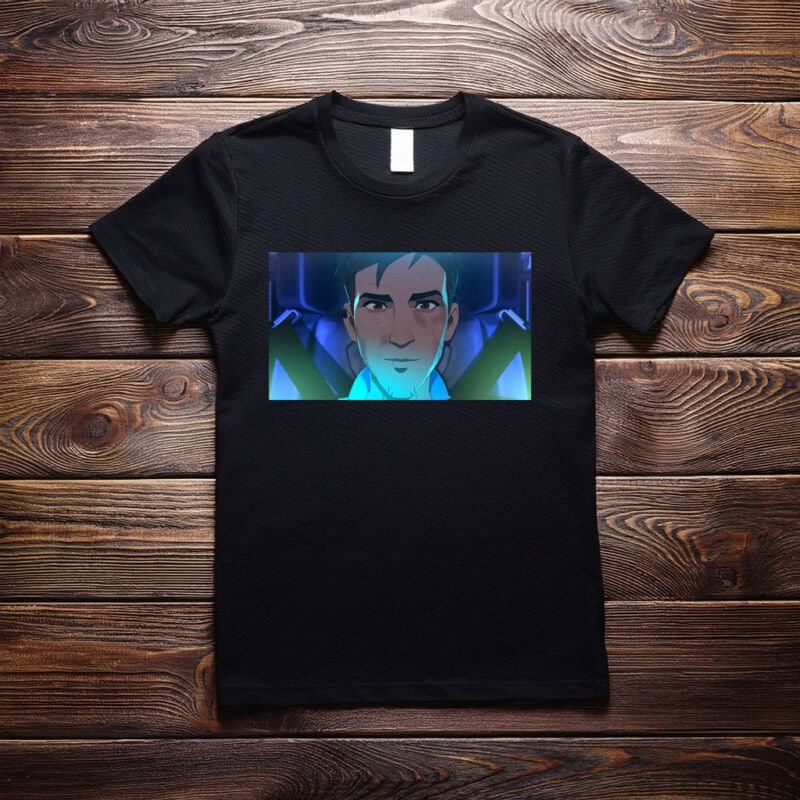 Futuristic Anime Pilot Portrait Graphic T-Shirt
