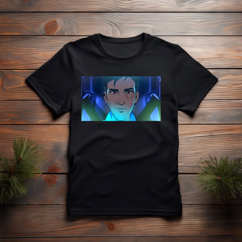 Futuristic Anime Pilot Portrait Graphic T-Shirt