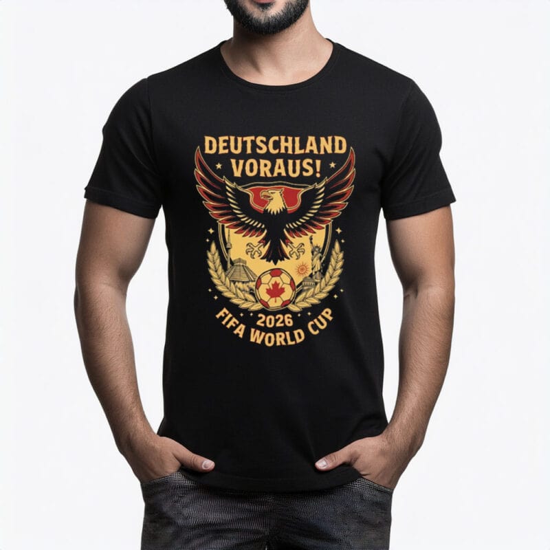 German Deutschland Vorwärts FIFA 2026 World Cup Fan T-Shirt